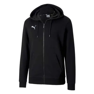 Puma TEAMGOAL CASUALS HOODED JACKET Férfi pulóver edzéshez, fekete, méret