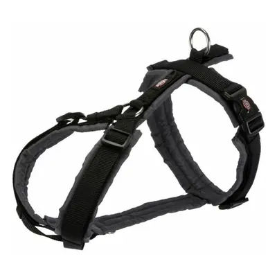 TRIXIE PREMIUM DOG HARNESS M-L Kutyahám túrázáshoz, fekete, méret