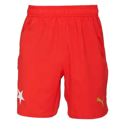 Puma SKS SHORTS PROMO Férfi futball rövidnadrág, piros, méret