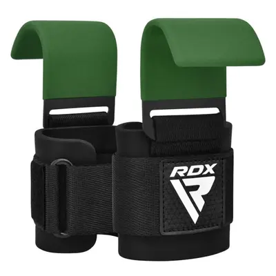 RDX GYM HOOK STRAP Kampós csuklópánt, fekete, méret