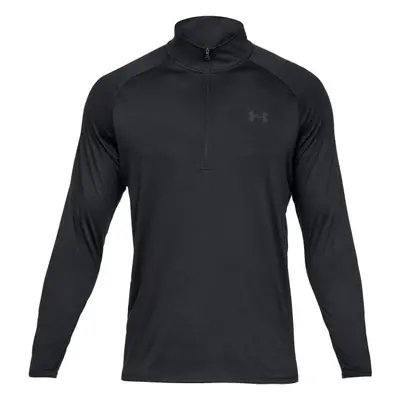 Under Armour TECH 2.0 1/2 ZIP Hosszú ujjú férfi póló, fekete, méret