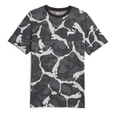 Puma ESS + CAMO AOP TEE Férfi póló, sötétszürke, méret