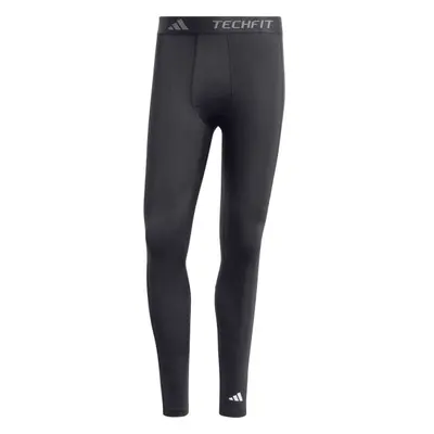 adidas TECHFIT COMPRESSION TRAINING LONG LEGGINGS Férfi sportleggings, sötétszürke, méret