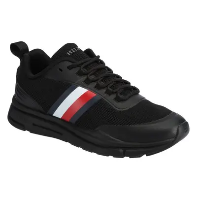 Tommy Hilfiger MODERN RUNNER STRIPES KNIT Férfi teniszcipő, fekete, méret