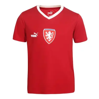 Puma FACR HOME JERSEY FAN JR Fiú futballmez, piros, méret