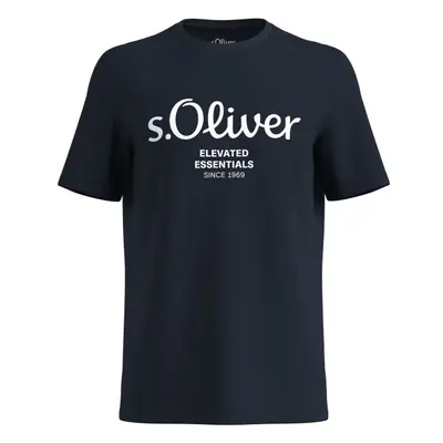 s.Oliver RLBS T-SHIRT SS NOOS Férfi póló, sötétkék, méret