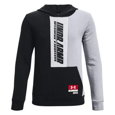 Under Armour BOYS BASELINE HOODIE Fiú pulóver, fekete, méret