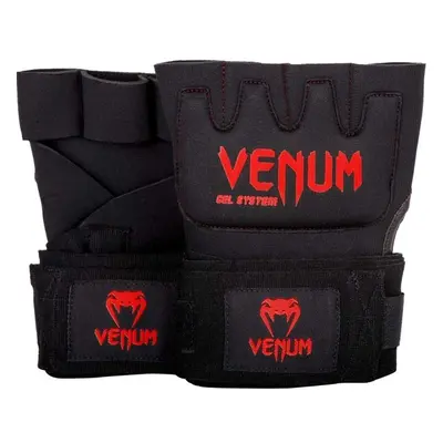 Venum KONTACT GEL GLOVE WRAPS Kesztyű, fekete, méret