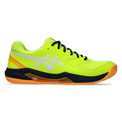 ASICS GEL-DEDICATE CLAY Férfi teniszcipő, fényvisszaverő neon, méret 44.5