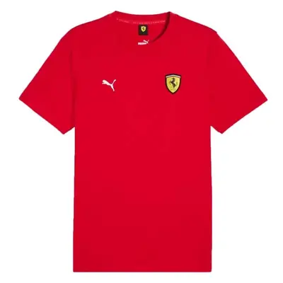 Puma FERRARI RACE COLORED SHIELD TEE Férfi póló, piros, méret