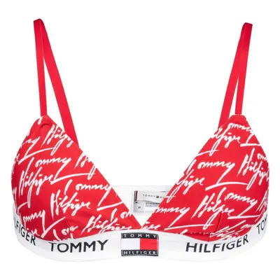 Tommy Hilfiger PADDED TRIANGLE BRA Női melltartó, piros, méret