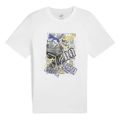 Puma GRAPHICS PHOTOPRINT TEE Férfi póló, fehér, méret