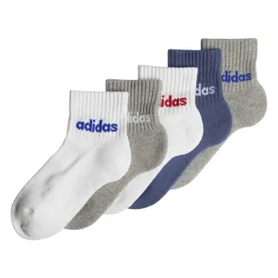 adidas LINEAR ANKLE KIDS Gyerek bokazokni, fehér, méret