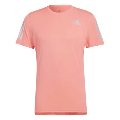 adidas OWN THE RUN TEE Férfi futópóló, lazac, méret