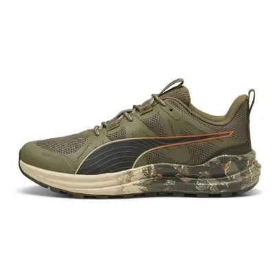 Puma REFLECT LITE TRAIL LANDSLIDE Férfi futócipő, khaki, méret