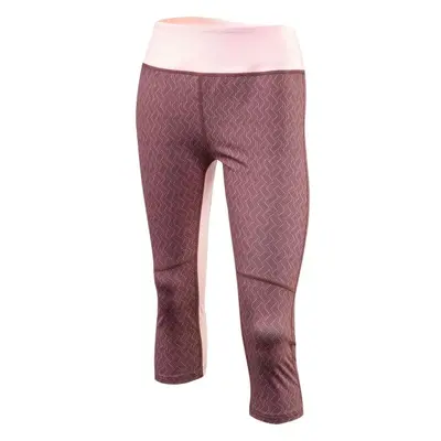 Klimatex EPONA Női 3/4-es legging futáshoz, barna, méret