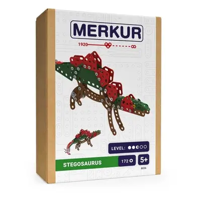 MERKUR DINO – STEGOSAURUS Fém modell, mix, méret