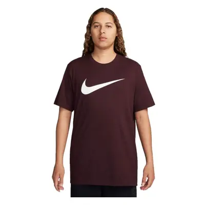 Nike NSW TEE ICON SWOOSH Férfi póló, bordó, méret