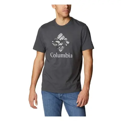 Columbia RAPID RIDGE GRAPHIC TEE Férfi póló, sötétszürke, méret