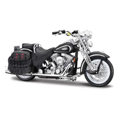 MAISTO FLSTS HERITAGE SOFTAIL® SPRINGER™ Motorkerékpár makett, fekete, méret