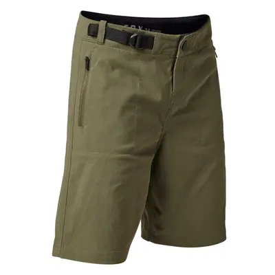 Fox RANGER SHORT W/LINE YTH Gyerek kerékpáros rövidnadrág, khaki, méret