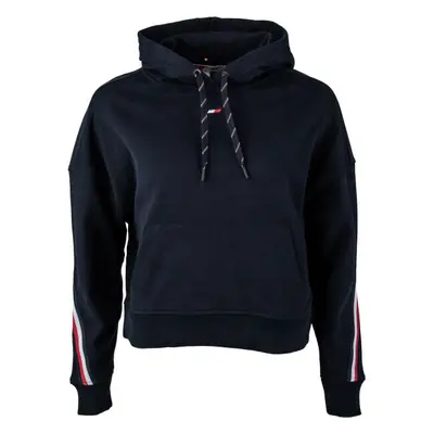 Tommy Hilfiger RELAXED TAPE HOODIE LS Női pulóver, sötétkék, méret