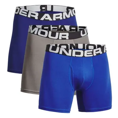 Under Armour UA CHARGED COTTON 6IN PACK Férfi boxeralsó, kék, méret