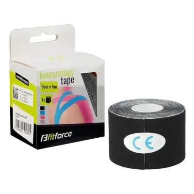 Fitforce KINETAPE Kineziológiai tapasz, fekete, méret