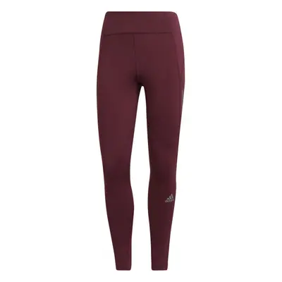 adidas OTR 7/8 TGT Női leggings futásra, bordó, méret