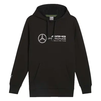 Puma MERCEDES-AMG PETRONAS F1 ESSENTIALS HOODIE Férfi pulóver, fekete, méret