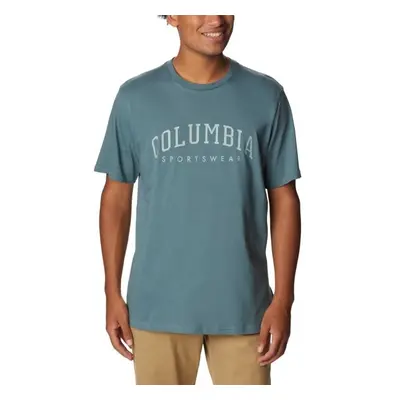 Columbia ROCKAWAY RIVER GRAPHIC SS TEE Férfi póló, zöld, méret