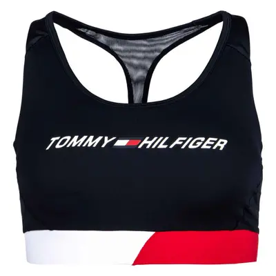 Tommy Hilfiger MID INTENSITY CB RACER BRA Női sportmelltartó, sötétkék, méret