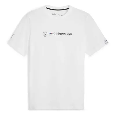 Puma BMW MOTORSPORT LOGO TEE+ Férfi póló, fehér, méret