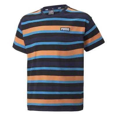 Puma ALPHA STRIPED TEE Gyerek póló, mix, méret