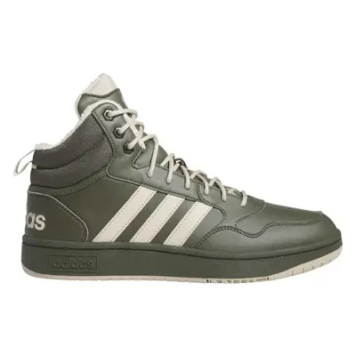 adidas HOOPS 3.0 MID WTR Férfi tornacipő, sötétzöld, méret 1/3