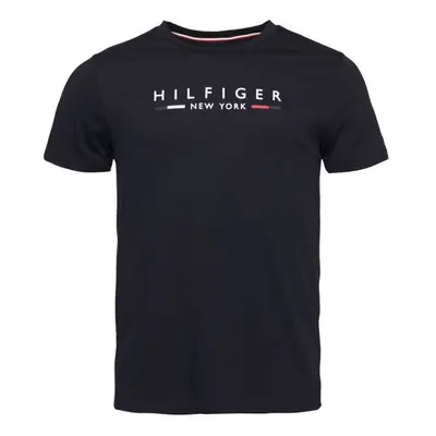 Tommy Hilfiger HILFIGER NEW YORK TEE Férfi póló, sötétkék, méret