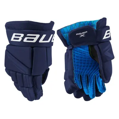 Bauer X GLOVE YTH Gyerek hokikesztyű, sötétkék, méret