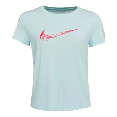 Nike ONE SWOOSH Női póló futáshoz, türkiz, méret