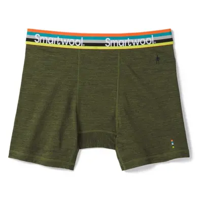 Smartwool MERINO SPORT BOXER BRIEF BOXED Férfi boxeralsó, khaki, méret