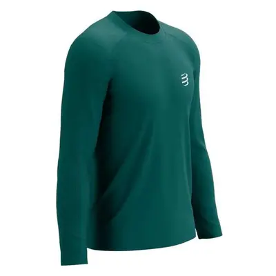 Compressport TRAINING TSHIRT LS Férfi hosszú ujjú edzőfelső, zöld, méret