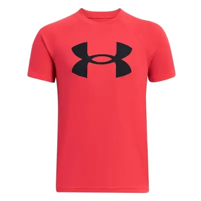 Under Armour TECH BIG LOGO SS Fiú póló, piros, méret