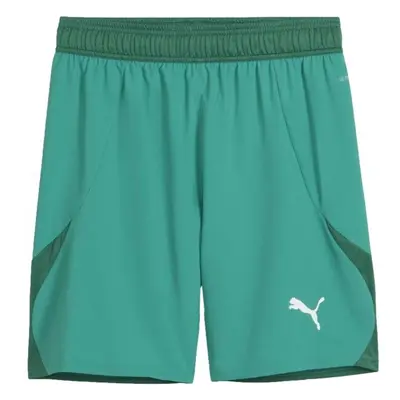 Puma TEAMFINAL SHORTS Férfi futball rövidnadrág, zöld, méret