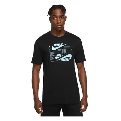 Nike NSW TEE CLUB SSNL HBR Férfi felső, fekete, méret