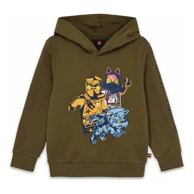 LEGO® kidswear LWSCOUT Fiú pulóver, khaki, méret