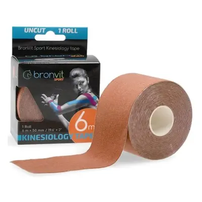 BronVit SPORT KINESIO TAPE CLASSIC Kineziológiai tapasz, barna, méret