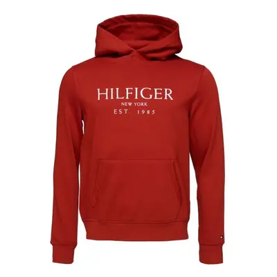 Tommy Hilfiger BIG HILFIGER HOODY Férfi pulóver, piros, méret