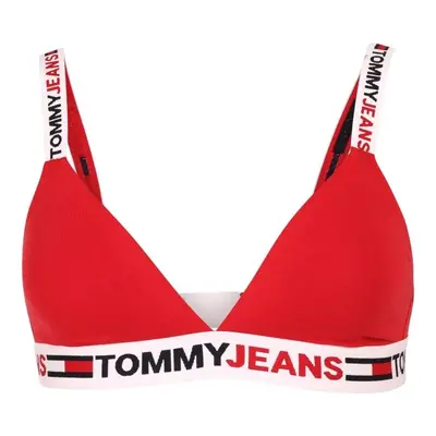 Tommy Hilfiger TOMMY JEANS ID-UNLINED TRIANGLE Női melltartó, piros, méret