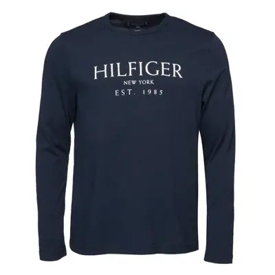 Tommy Hilfiger BIG HILFIGER LS TEE Férfi felső, sötétkék, méret