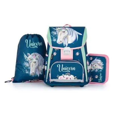 Oxybag UNICORN Iskolai szett, sötétkék, méret