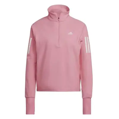 adidas OTR 1/2 ZIP Női felső futáshoz, rózsaszín, méret